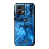 Gold Sprinkle Motorola G84 5G Glass Back Cover Online