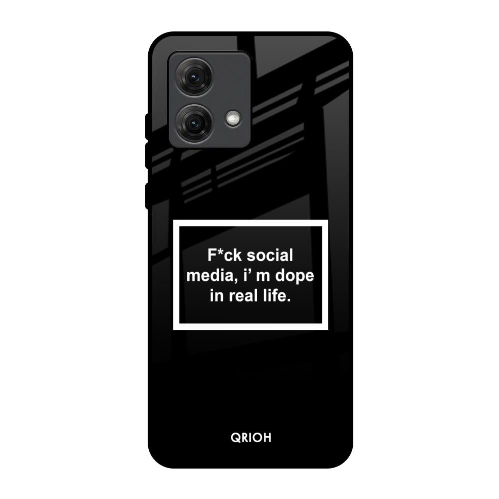 Dope In Life Motorola G84 5G Glass Back Cover Online
