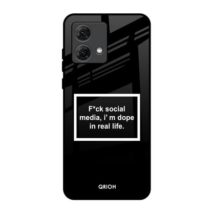 Dope In Life Motorola G84 5G Glass Back Cover Online