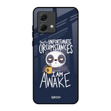 Struggling Panda Motorola G84 5G Glass Back Cover Online