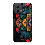 Retro Gorgeous Flower Motorola G84 5G Glass Back Cover Online