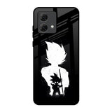 Monochrome Goku Motorola G84 5G Glass Back Cover Online