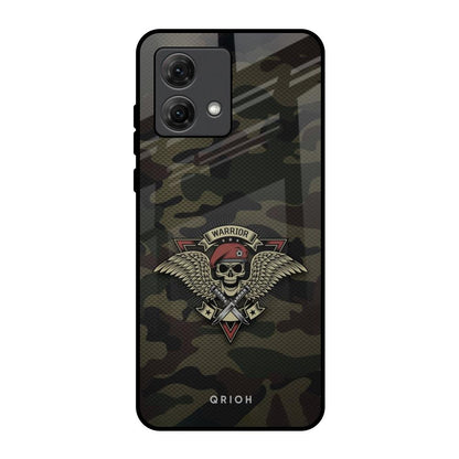 Army Warrior Motorola G84 5G Glass Back Cover Online