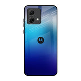 Blue Rhombus Pattern Motorola G84 5G Glass Back Cover Online