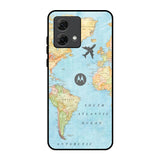 Fly Around The World Motorola G84 5G Glass Back Cover Online