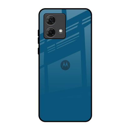 Cobalt Blue Motorola G84 5G Glass Back Cover Online