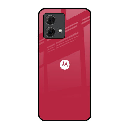 Solo Maroon Motorola G84 5G Glass Back Cover Online