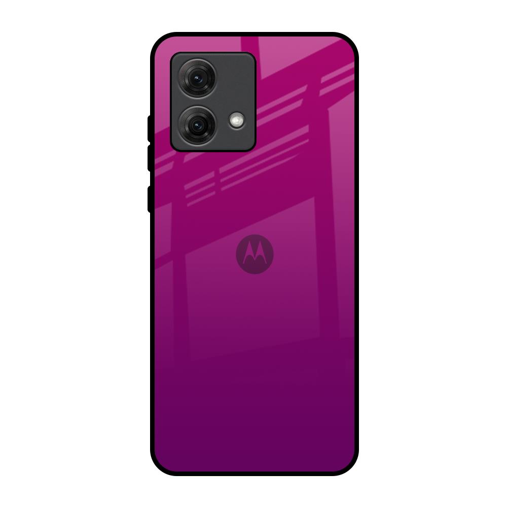 Magenta Gradient Motorola G84 5G Glass Back Cover Online