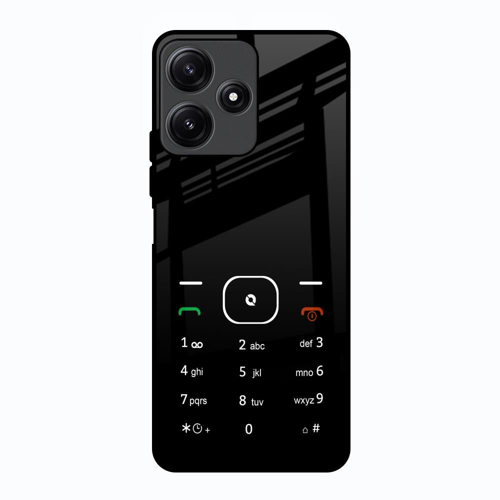 Classic Keypad Pattern Poco M6 Pro 5G Glass Back Cover Online