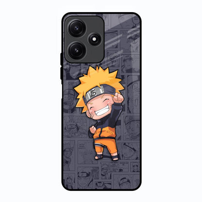 Orange Chubby Poco M6 Pro 5G Glass Back Cover Online