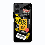 Danger Signs Poco M6 Pro 5G Glass Back Cover Online