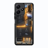 Glow Up Skeleton Poco M6 Pro 5G Glass Back Cover Online