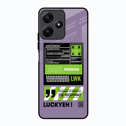 Run & Freedom Poco M6 Pro 5G Glass Back Cover Online