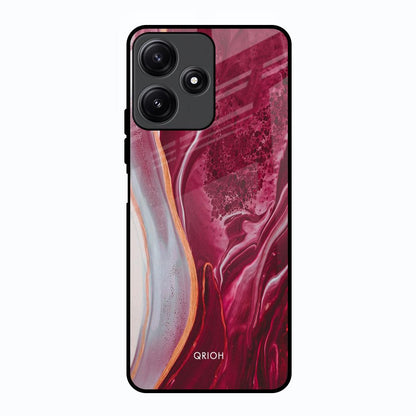 Crimson Ruby Poco M6 Pro 5G Glass Back Cover Online