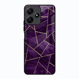 Geometric Purple Poco M6 Pro 5G Glass Back Cover Online