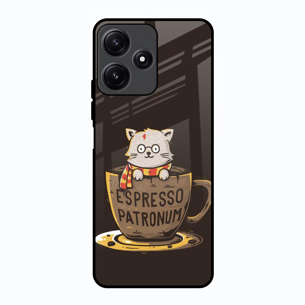 Tea With Kitty Poco M6 Pro 5G Glass Back Cover Online