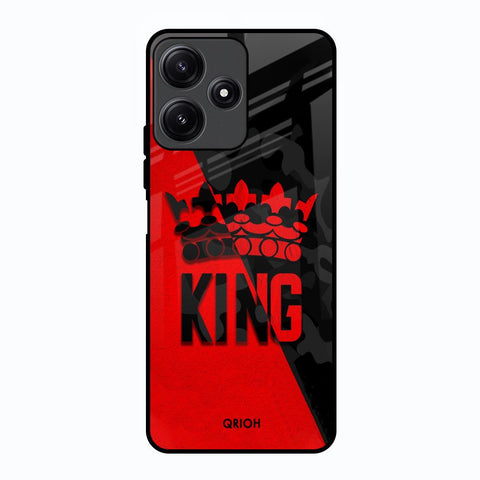 I Am A King Poco M6 Pro 5G Glass Back Cover Online