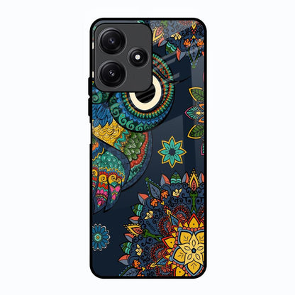 Owl Art Poco M6 Pro 5G Glass Back Cover Online