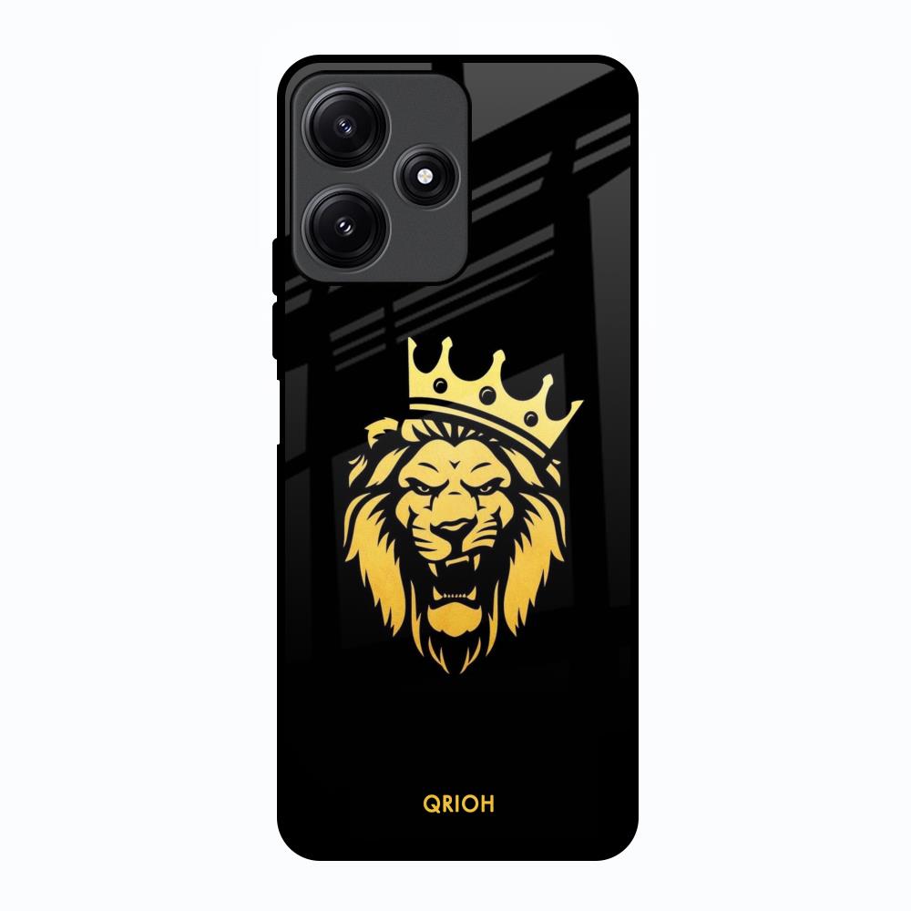 Lion The King Poco M6 Pro 5G Glass Back Cover Online
