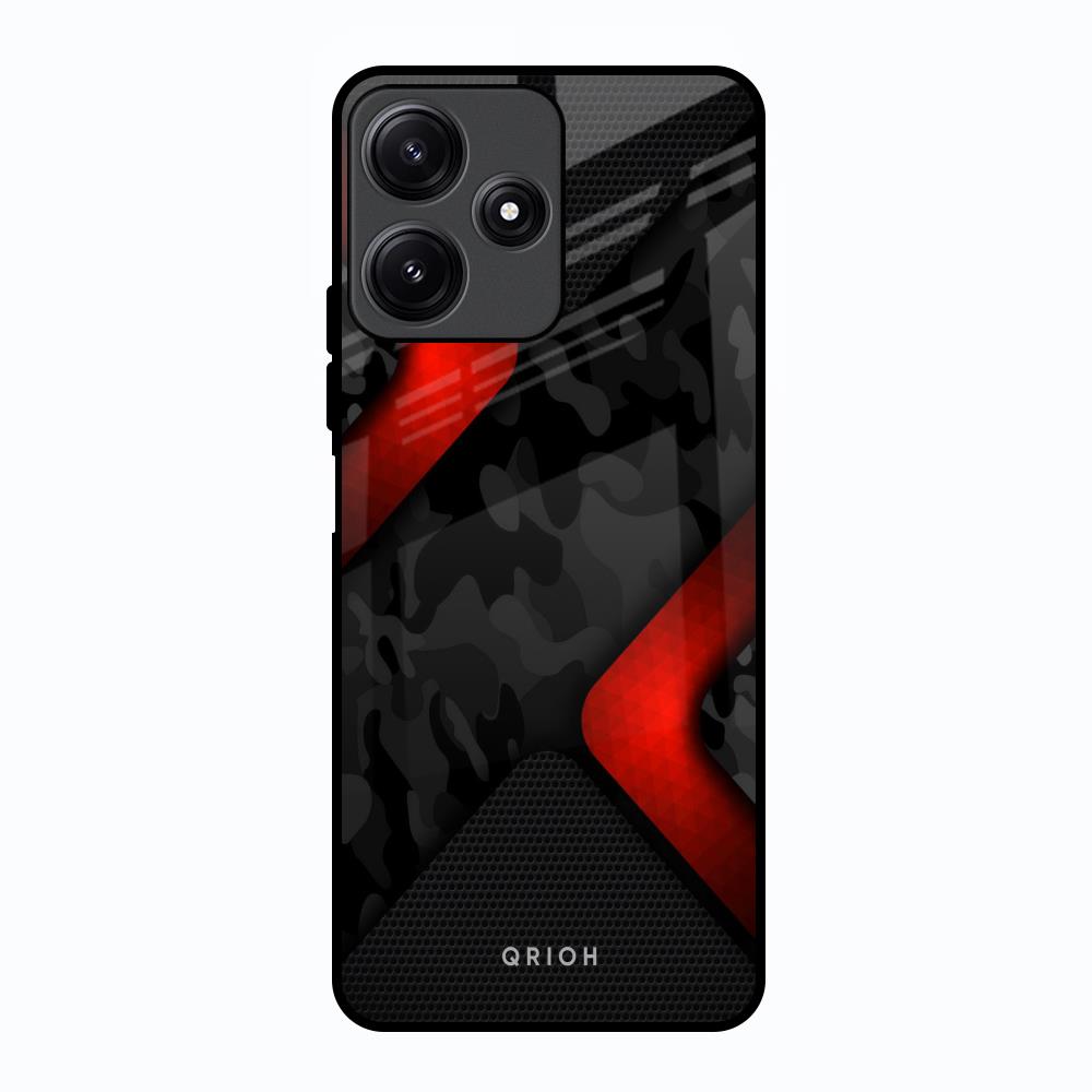 Modern Camo Abstract Poco M6 Pro 5G Glass Back Cover Online