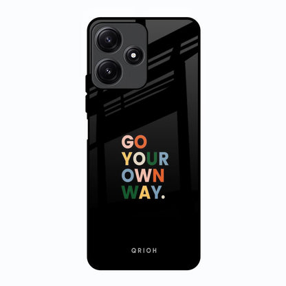 Go Your Own Way Poco M6 Pro 5G Glass Back Cover Online