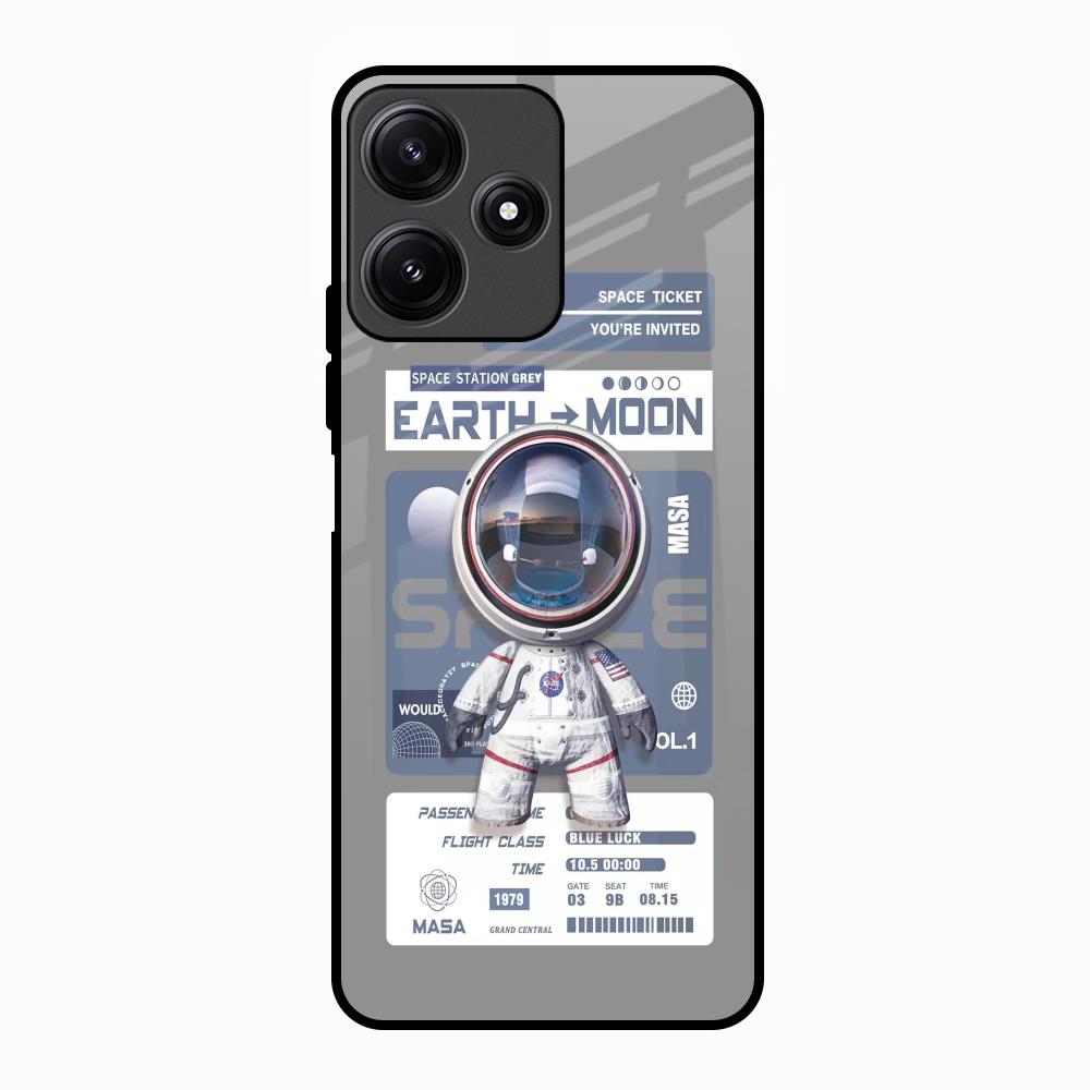 Space Flight Pass Poco M6 Pro 5G Glass Back Cover Online