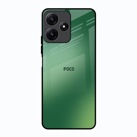 Green Grunge Texture Poco M6 Pro 5G Glass Back Cover Online