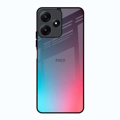 Rainbow Laser Poco M6 Pro 5G Glass Back Cover Online