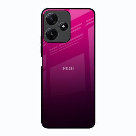 Purple Ombre Pattern Poco M6 Pro 5G Glass Back Cover Online