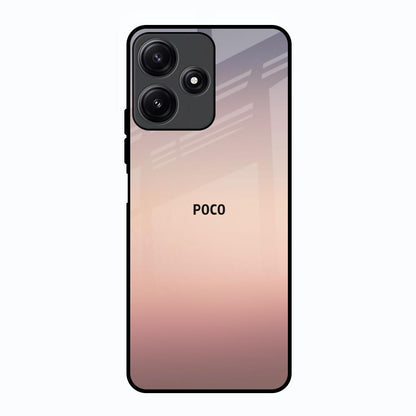 Golden Mauve Poco M6 Pro 5G Glass Back Cover Online