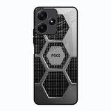 Hexagon Style Poco M6 Pro 5G Glass Back Cover Online