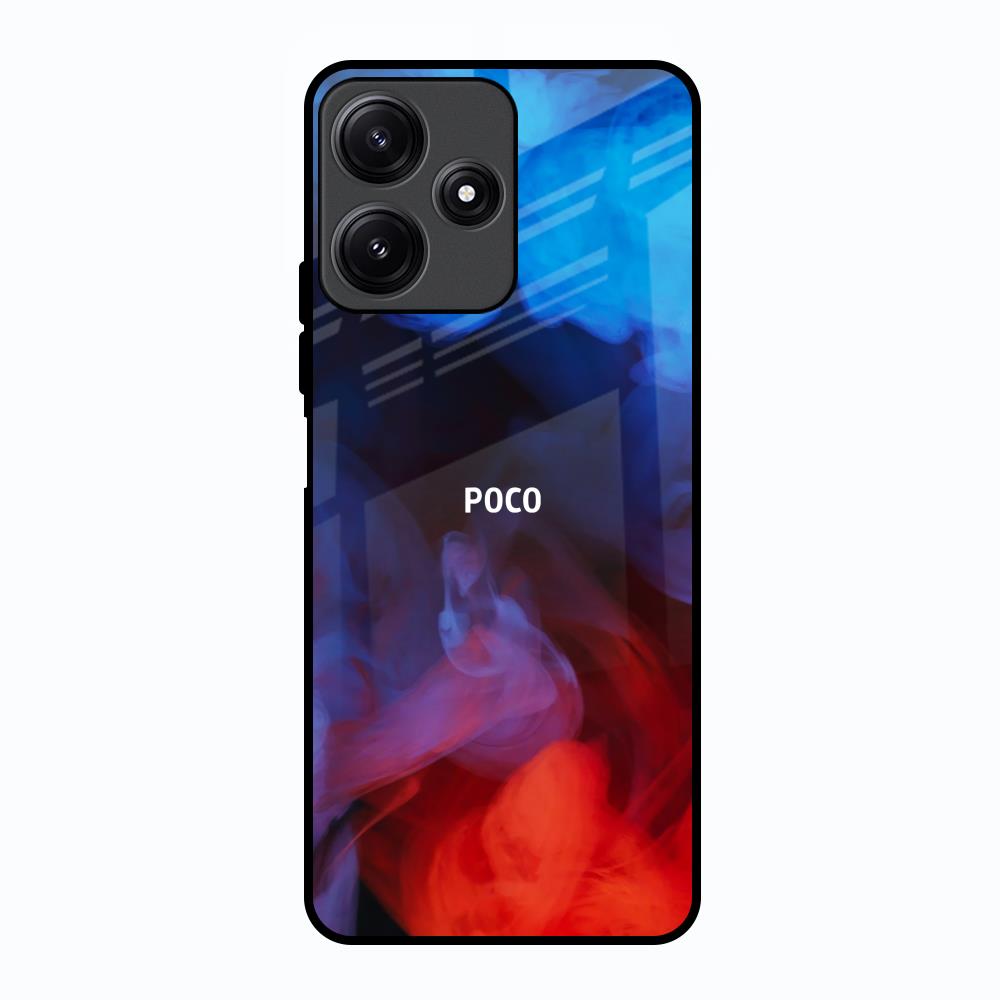 Dim Smoke Poco M6 Pro 5G Glass Back Cover Online