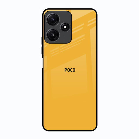 Fluorescent Yellow Poco M6 Pro 5G Glass Back Cover Online