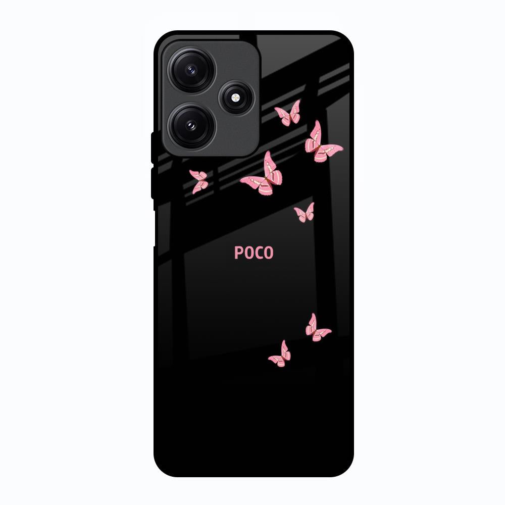 Fly Butterfly Poco M6 Pro 5G Glass Back Cover Online