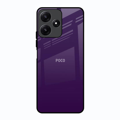 Dark Purple Poco M6 Pro 5G Glass Back Cover Online