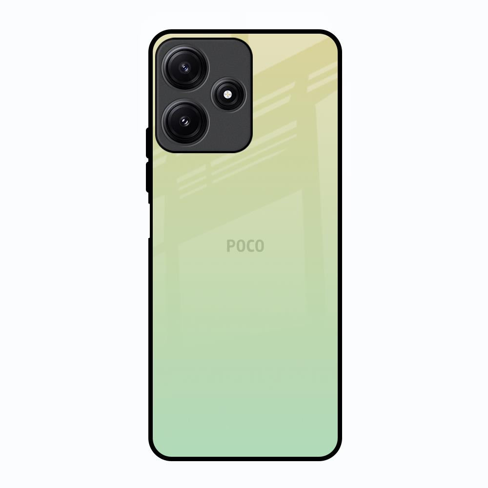 Mint Green Gradient Poco M6 Pro 5G Glass Back Cover Online