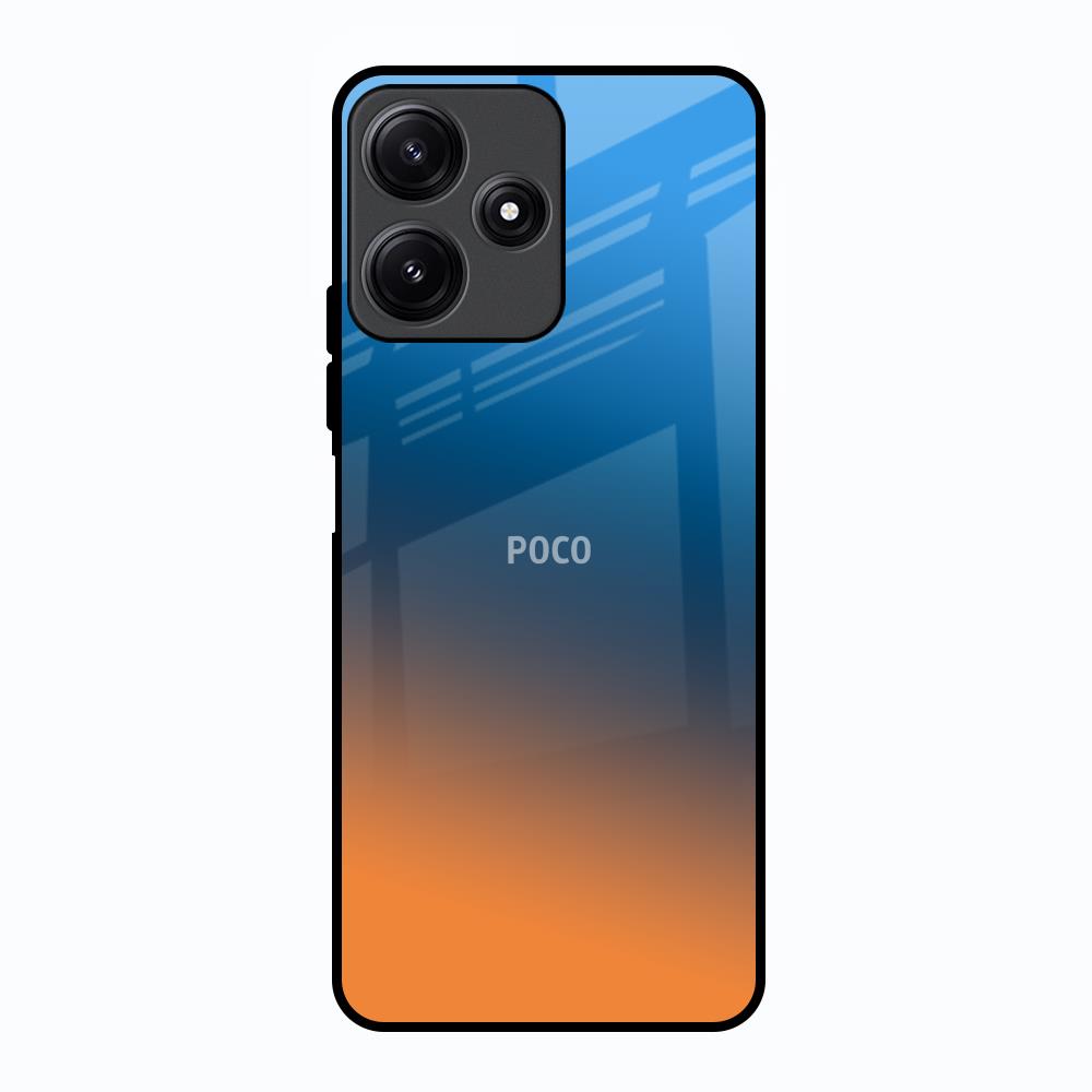 Sunset Of Ocean Poco M6 Pro 5G Glass Back Cover Online