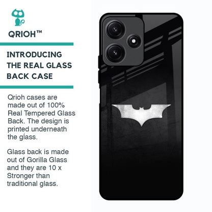 Super Hero Logo Glass Case for Poco M6 Pro 5G