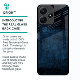 Dark Blue Grunge Glass Case for Poco M6 Pro 5G