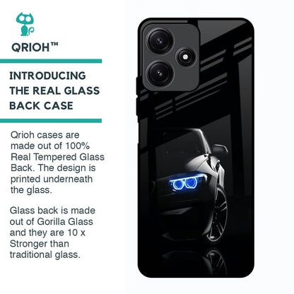 Car In Dark Glass Case for Poco M6 Pro 5G
