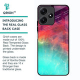 Colorful Aura Glass Case for Poco M6 Pro 5G