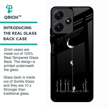 Catch the Moon Glass Case for Poco M6 Pro 5G