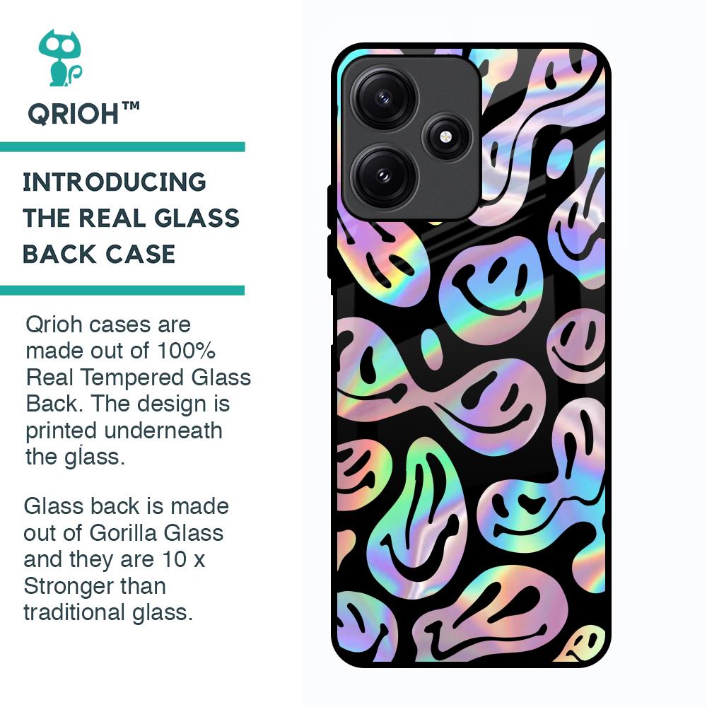 Acid Smile Glass Case for Poco M6 Pro 5G