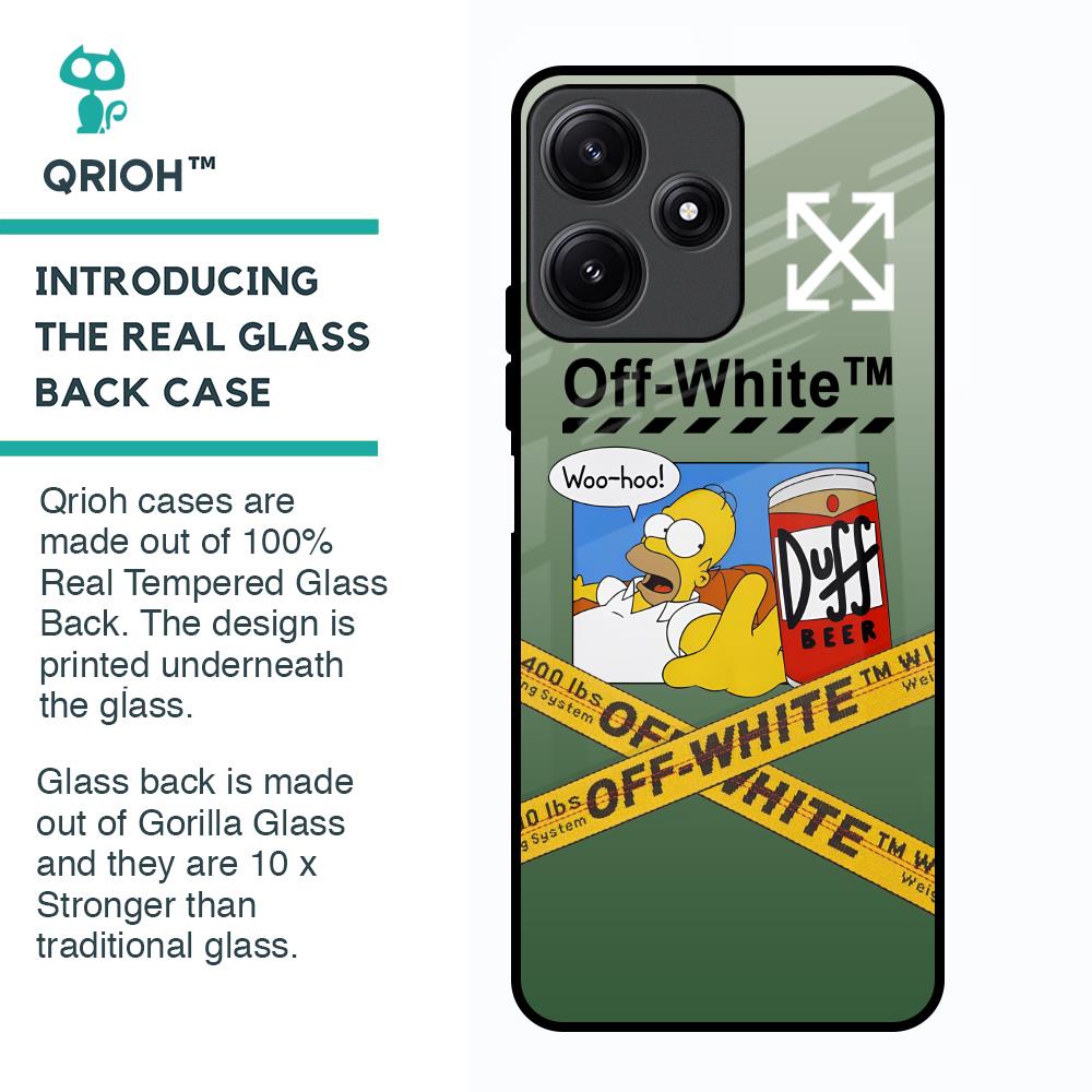 Duff Beer Glass Case for Poco M6 Pro 5G
