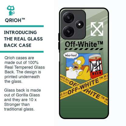 Duff Beer Glass Case for Poco M6 Pro 5G
