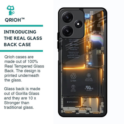 Glow Up Skeleton Glass Case for Poco M6 Pro 5G