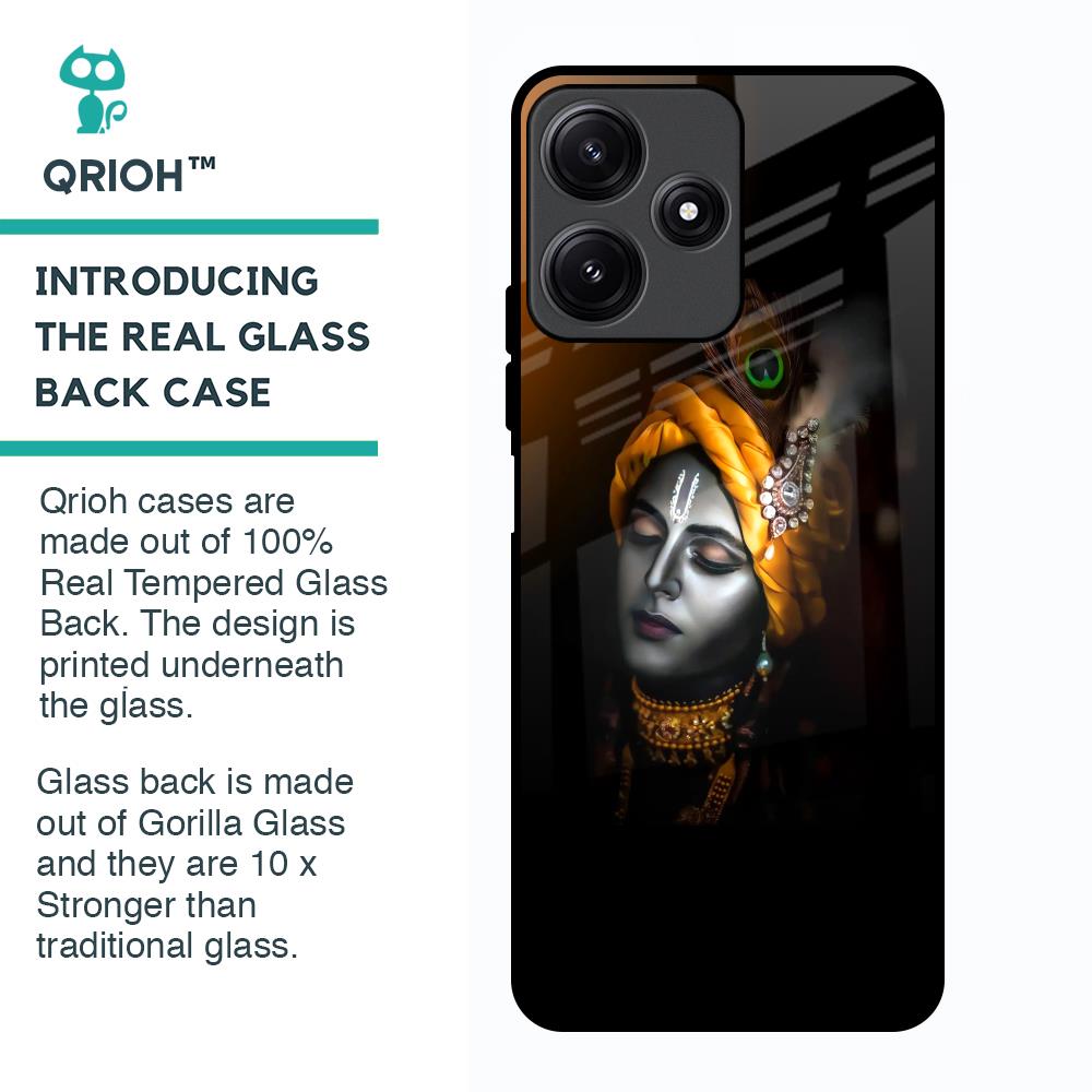 Ombre Krishna Glass Case for Poco M6 Pro 5G