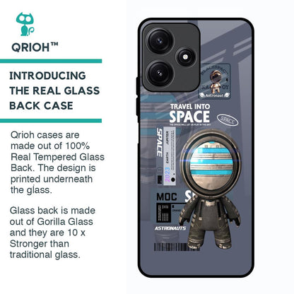 Space Travel Glass Case for Poco M6 Pro 5G