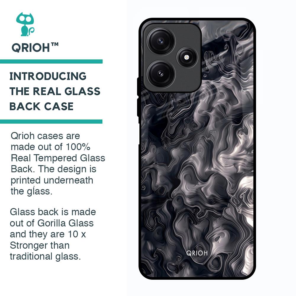 Cryptic Smoke Glass Case for Poco M6 Pro 5G