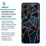Abstract Tiles Glass Case for Poco M6 Pro 5G